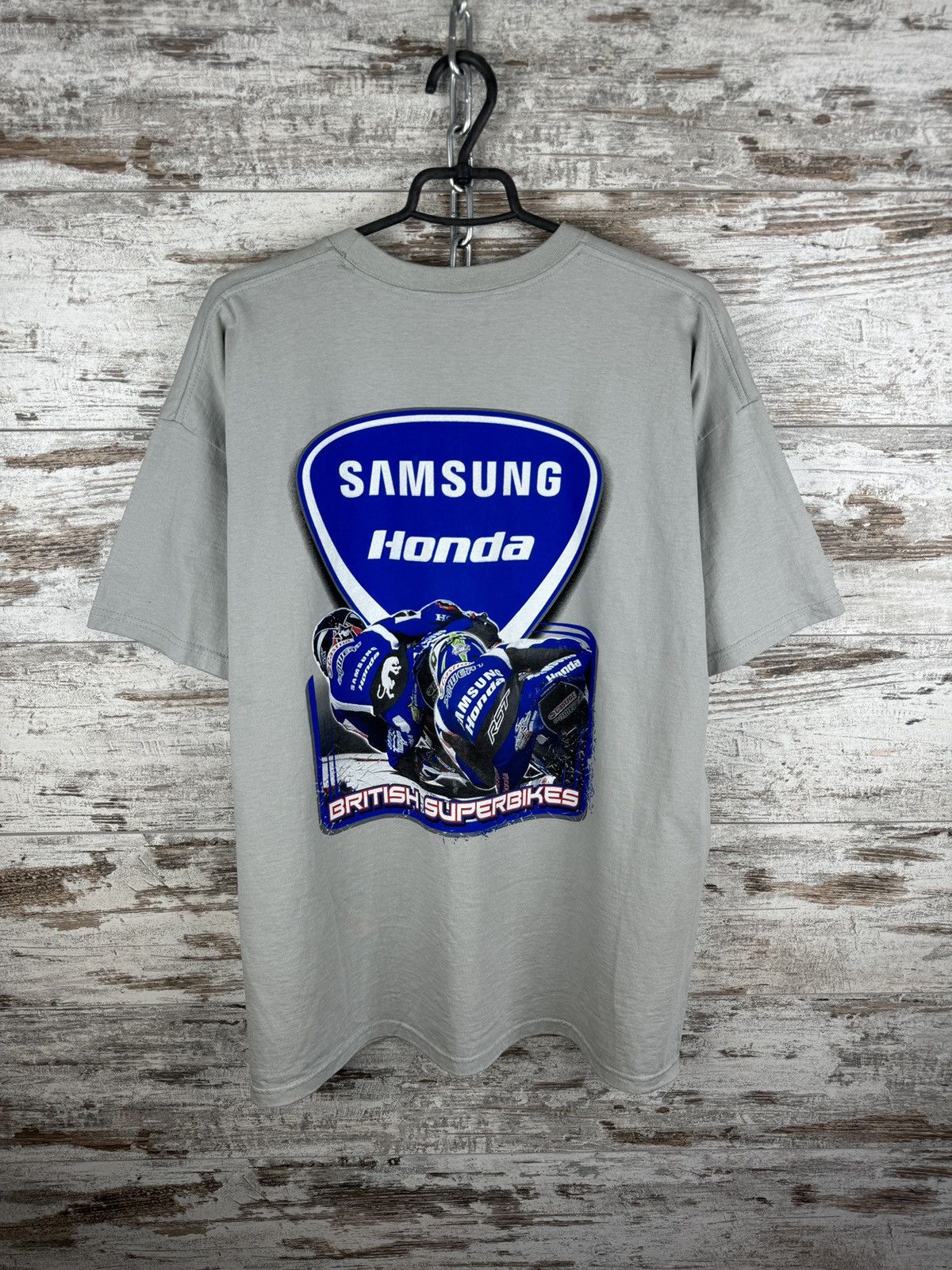 Honda Mens Vintage Honda T-shirt Samsung racing tee rare y2k Size US XXL / EU 58 / 5 - 9 Thumbnail