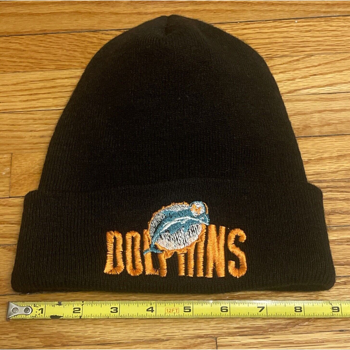 Other Vintage 90s Miami Dolphins NFL Florida Football Cuffed Winte Size ONE SIZE - 4 Thumbnail