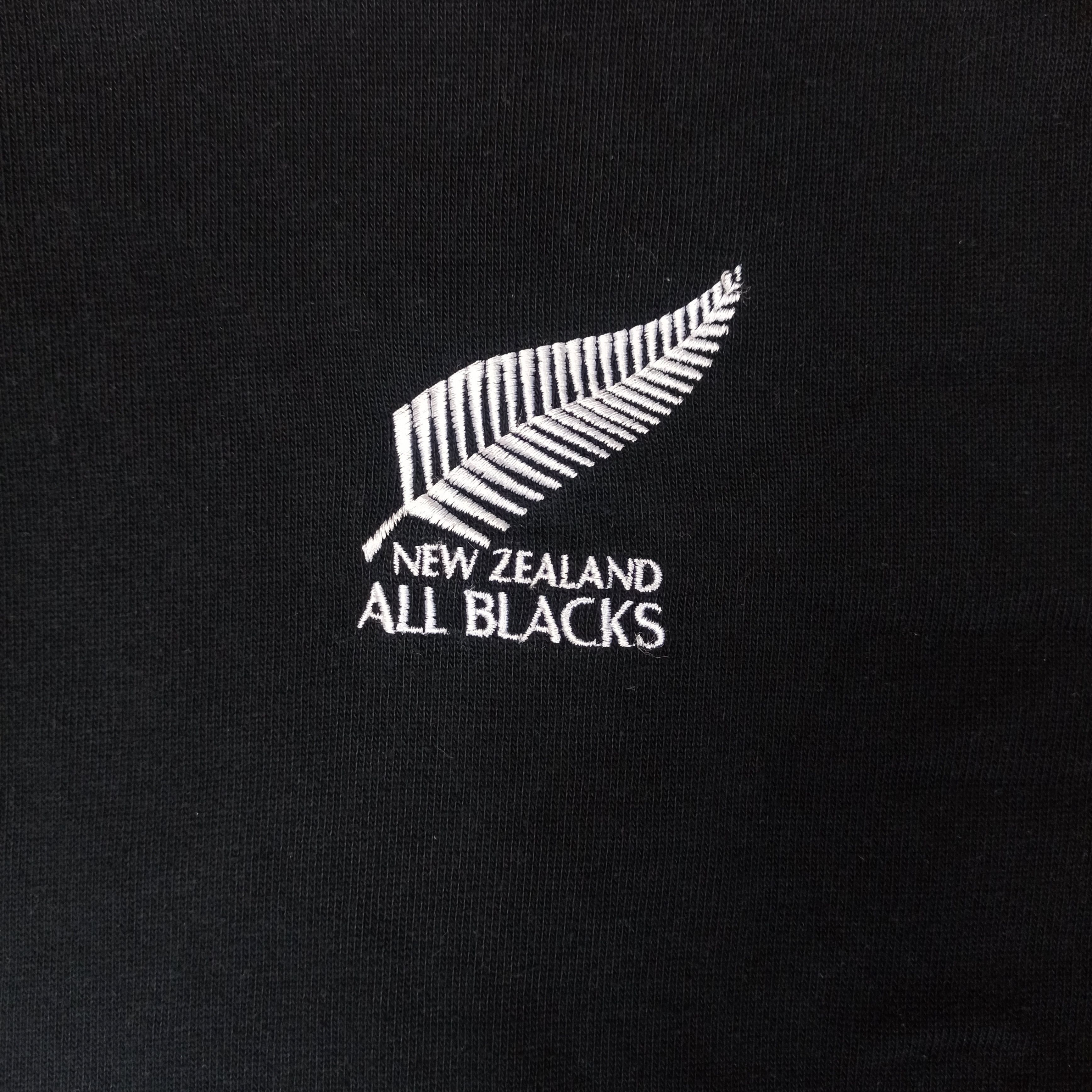 Canterbury of New Zealand Vintage Polo's Rugby Canterbury All Balack of New Zealand Size US M / EU 48-50 / 2 - 4 Thumbnail