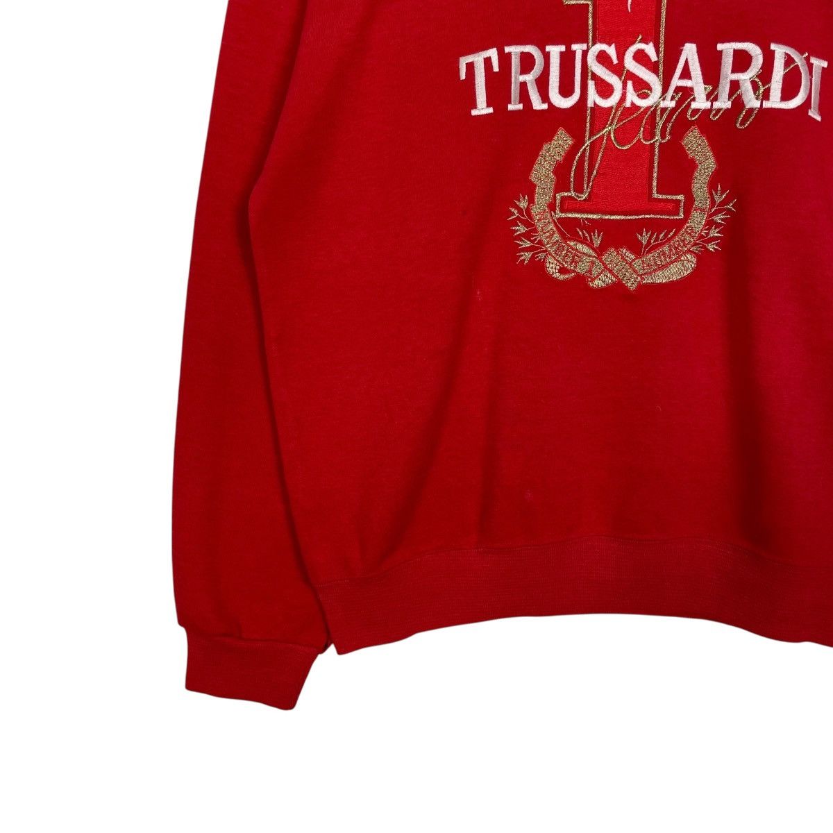 Trussardi Trussardi Big Logo Sweatshirt Size US M / EU 48-50 / 2 - 3 Thumbnail