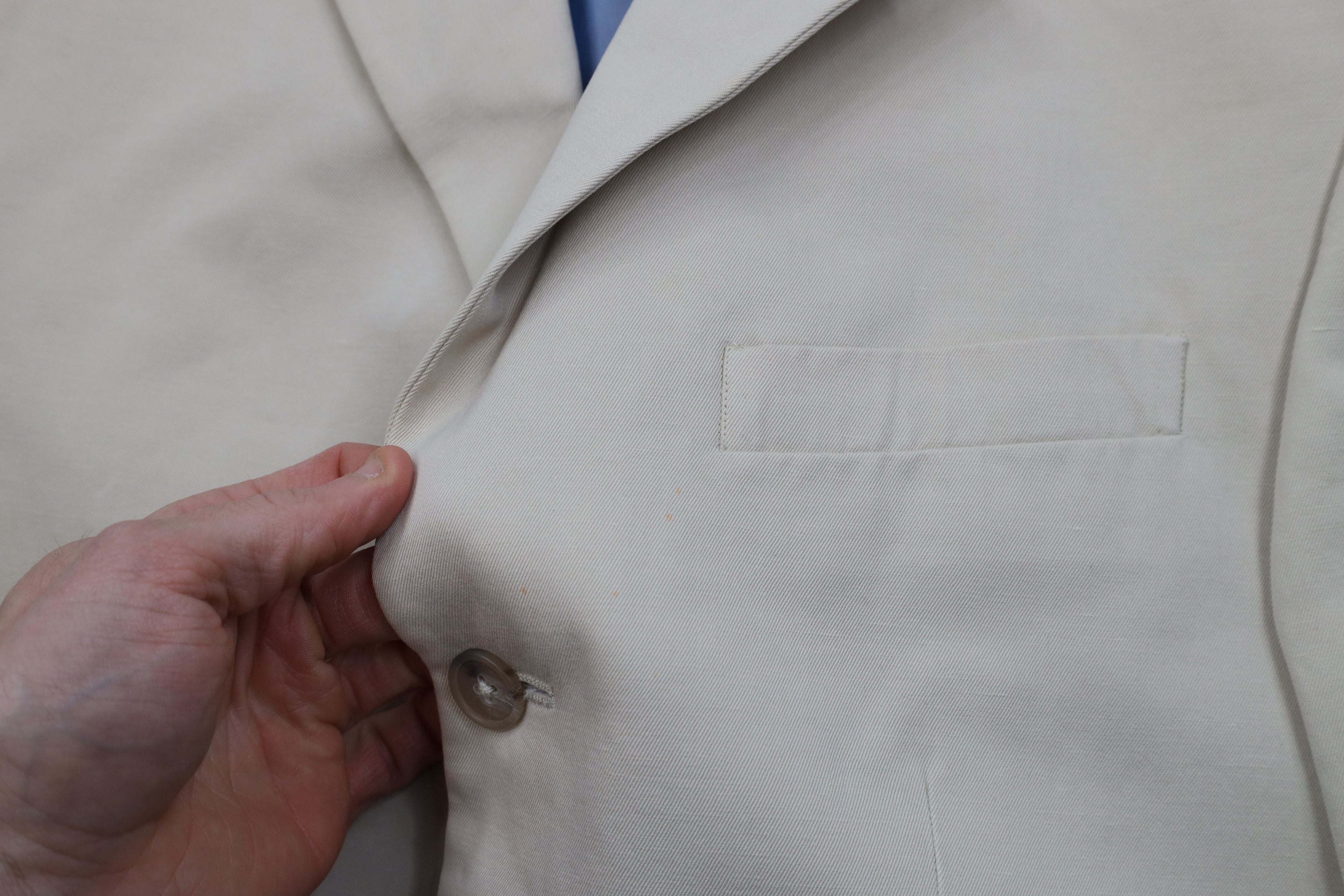 Banana Republic Banana Republic 2 Piece Linen Blend Modern Suit Size 40S - 7 Thumbnail