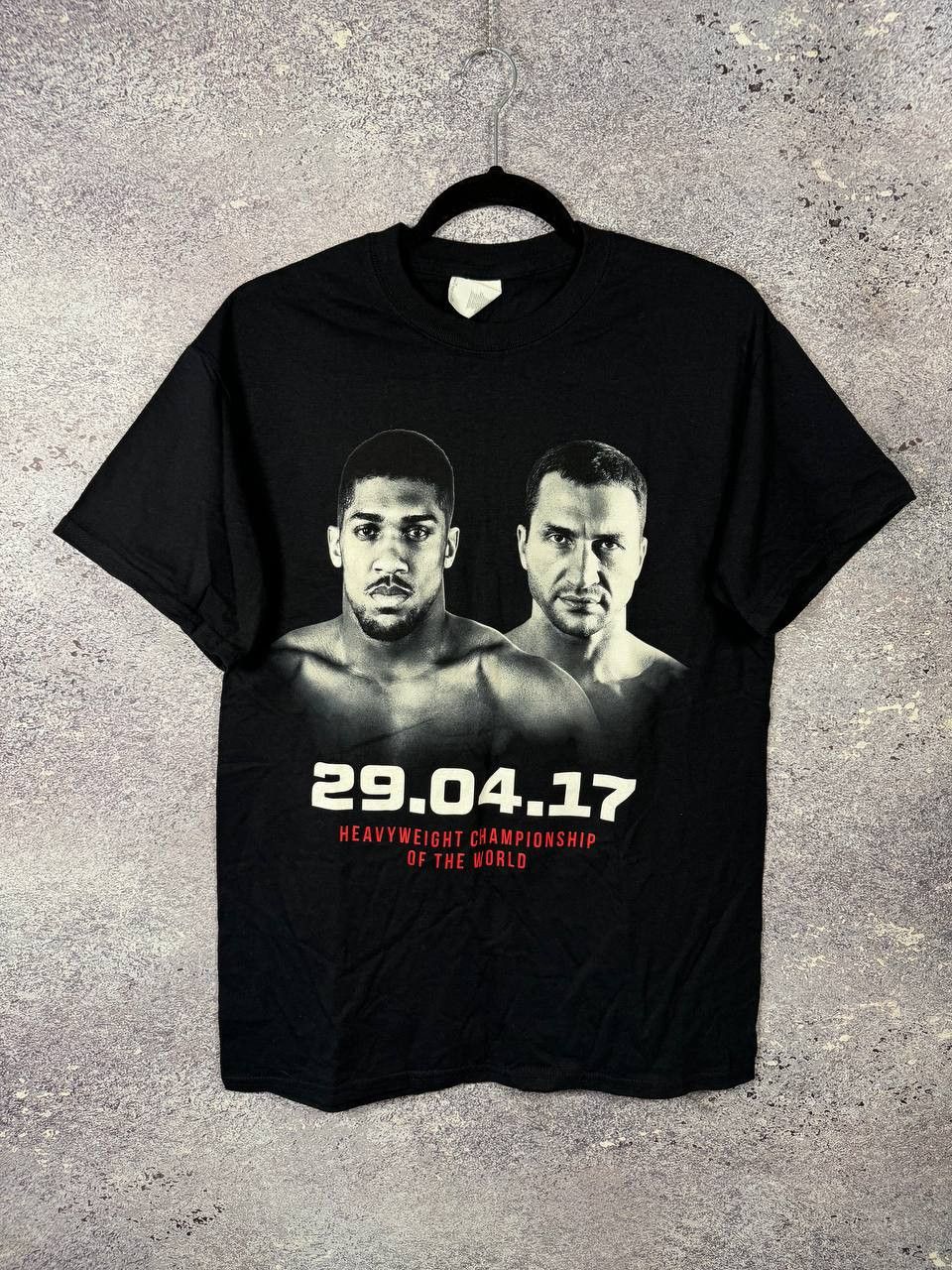 Gildan Anthony Joshua Vladimir Klitschko 2017 Fight Event T-Shirt Size US M / EU 48-50 / 2 - 1 Thumbnail