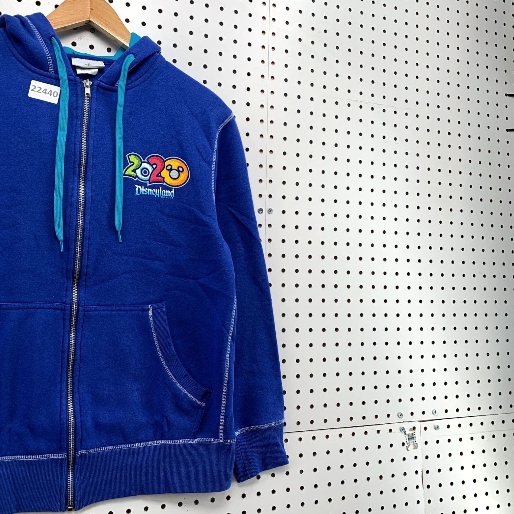 Disney Disney Disneyland Hoodie Royal Blue 2020 Adult Small Hoodie Size US S / EU 44-46 / 1 - 5 Thumbnail