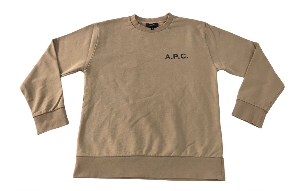 A.P.C. APC Rue Madame Paris Plain Sweatshirt Crewneck Neck Size M / US 6-8 / IT 42-44 - 1 Thumbnail