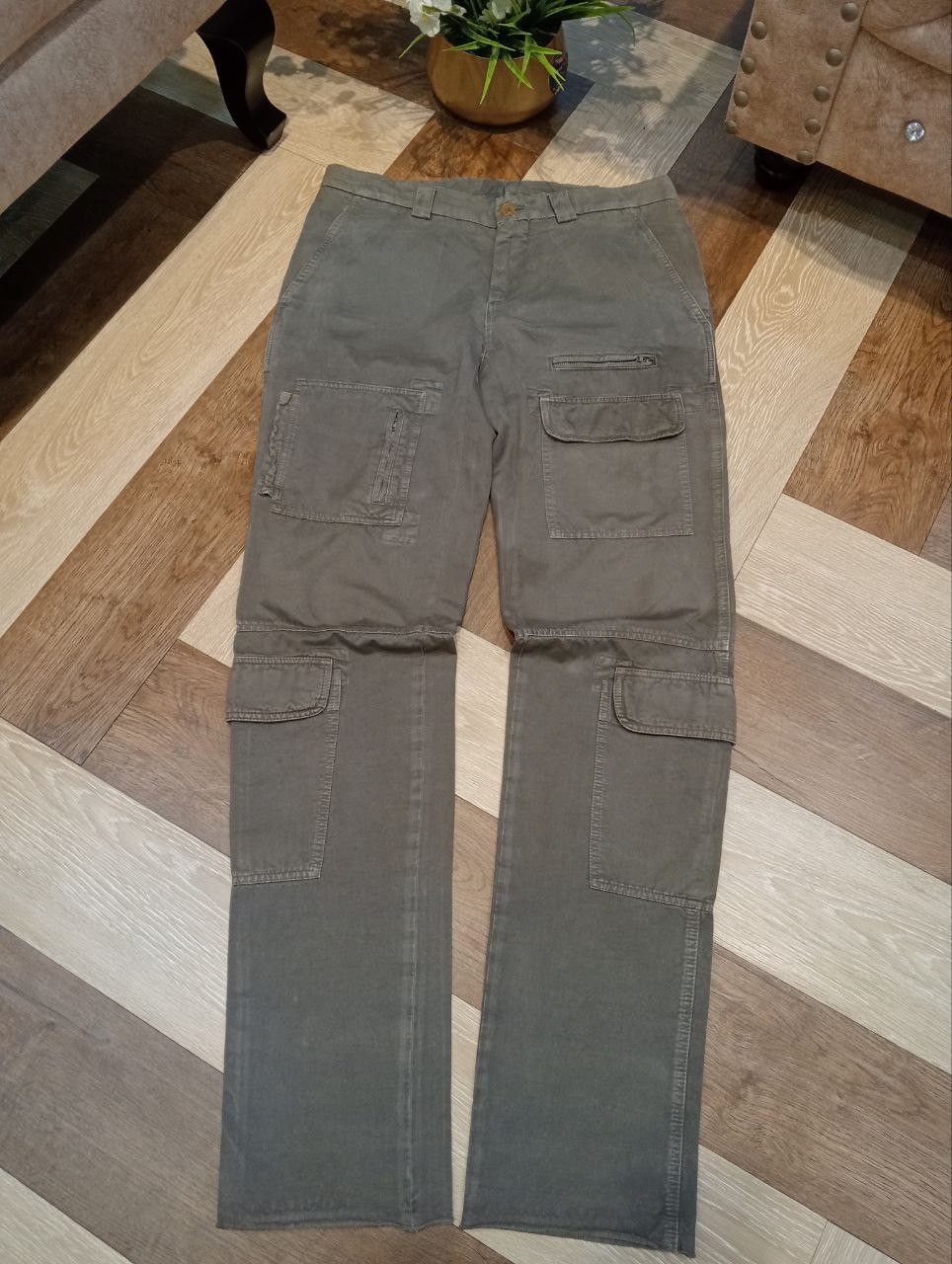 Brunello Cucinelli BRUNELLO CUCINELLI MULTI-POCKET CARGO TECH TROUSERS SIZE 48 Size US 34 / EU 50 - 2 Thumbnail