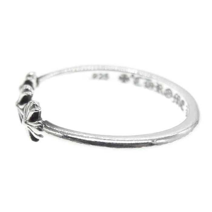 Bague Chrome Hearts Bumblegum 3 Cross - Anneau Tiny Argenté, Occasion