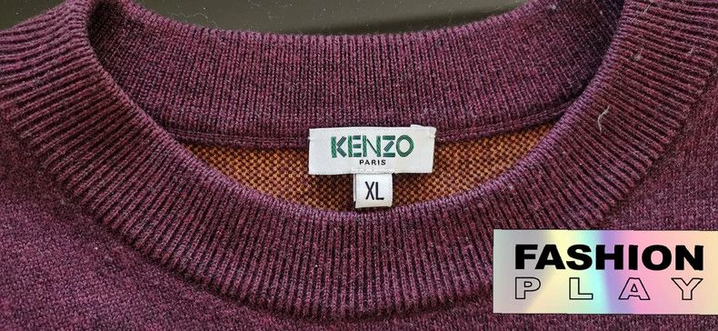 Kenzo KENZO Knitted sweater Size US XL / EU 56 / 4 - 2 Thumbnail