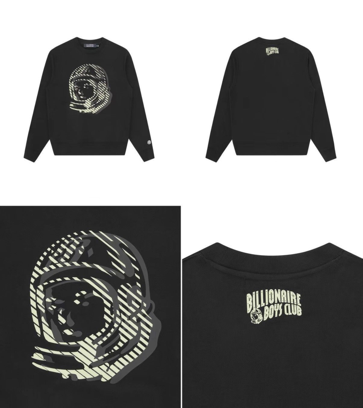 Billionaire Boys Club Glow-in-the-Dark Crewneck Sweatshirt Billionaire Boys Club Size US M / EU 48-50 / 2 - 4 Thumbnail