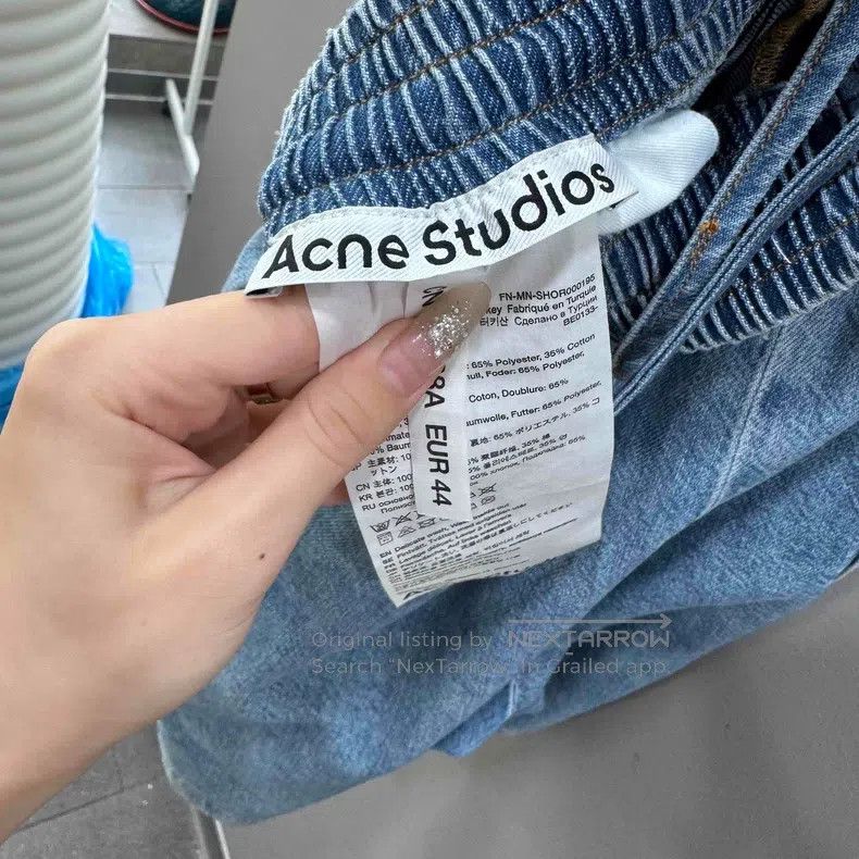 Acne Studios Acne Studios Denim Series Washed Out Solid Color Loose Ela Size 28" / US 6 / IT 42 - 4 Thumbnail