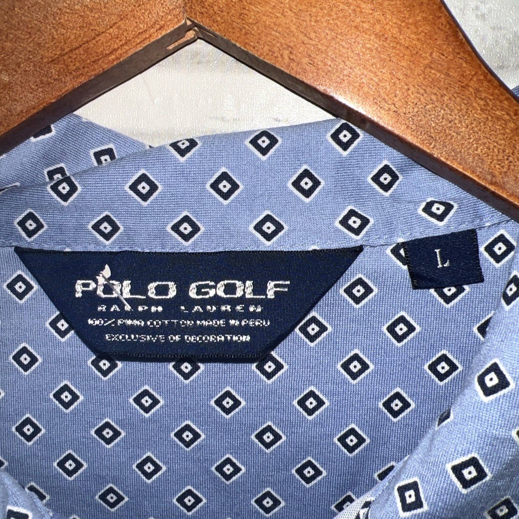 Ralph Lauren Ralph Lauren Polo Golf Mens Shirt L Blue Polo Golf Ralph Lauren Polo Shirt Men L Blue Size US L / EU 52-54 / 3 - 3 Thumbnail