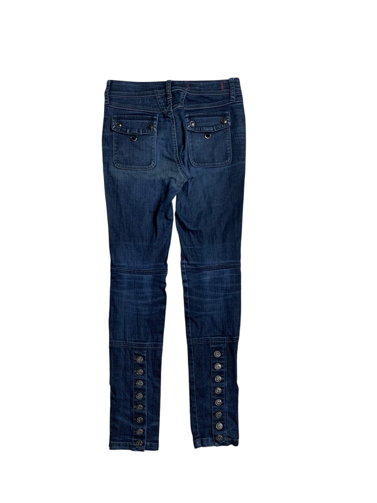 Marithe + Francois Girbaud Marithe+francois girbaud dark blue skinny jeans Size 29" - 14 Thumbnail