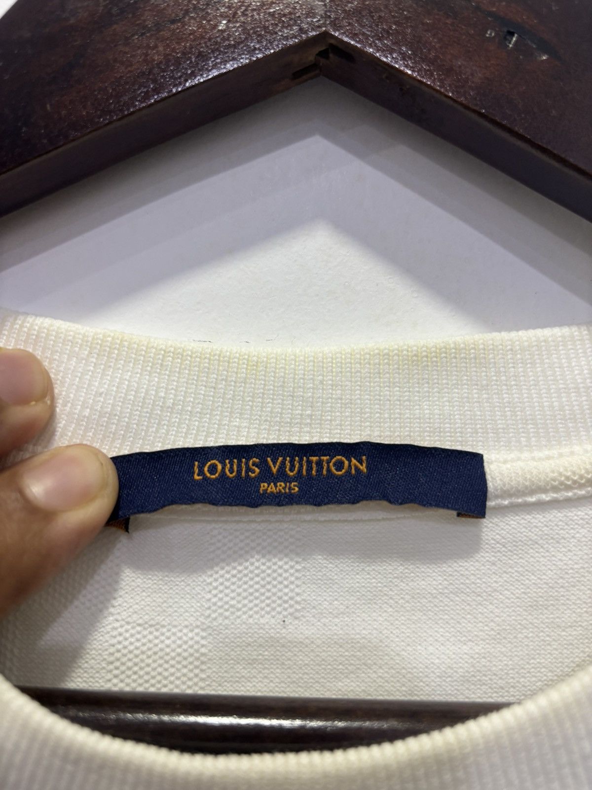 Louis Vuitton LOUIS VUITTON Damier Pocket Tshirt Size US L / EU 52-54 / 3 - 4 Thumbnail