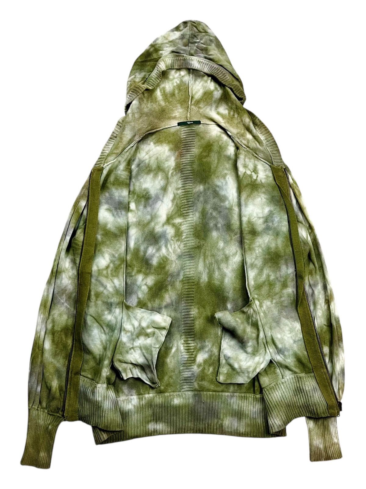 If Six Was Nine 2000s Barak - Apocalypse Style Mud Dyed Zip Hoodie Size US M / EU 48-50 / 2 - 2 Thumbnail