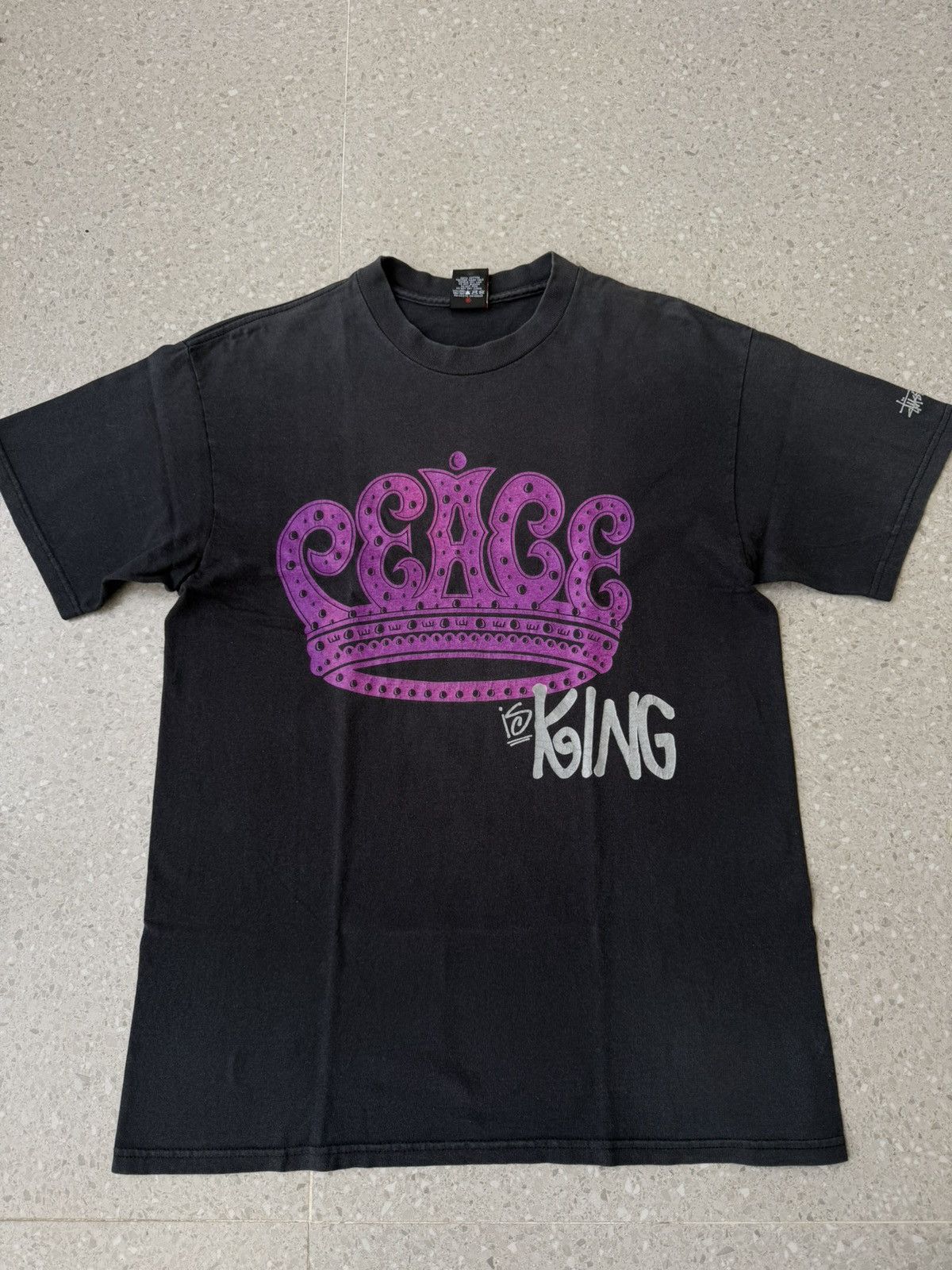 Stussy Vintage Stussy Peace is King tee Size US M / EU 48-50 / 2 - 2 Thumbnail