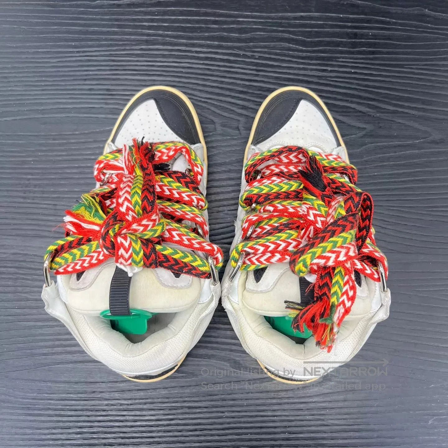 Lanvin Multi-Colored Laced Lowtop Sneakers. Size US 8 / EU 41 - 7 Thumbnail