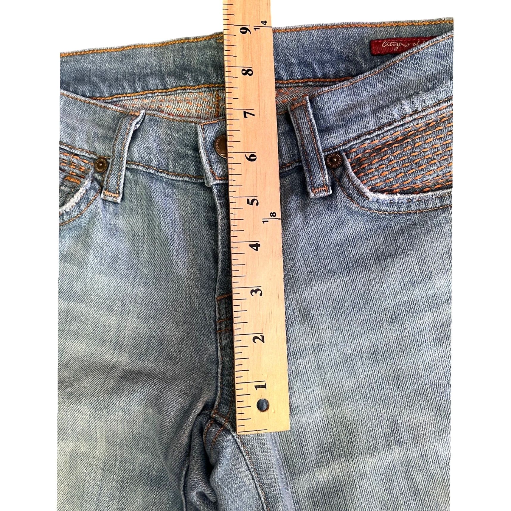 Citizens Of Humanity Citizens of Humanity Jeans Womens 25 Blue Bootcut Light Wash Made in USA Size 42" / US 20 - 4 Thumbnail
