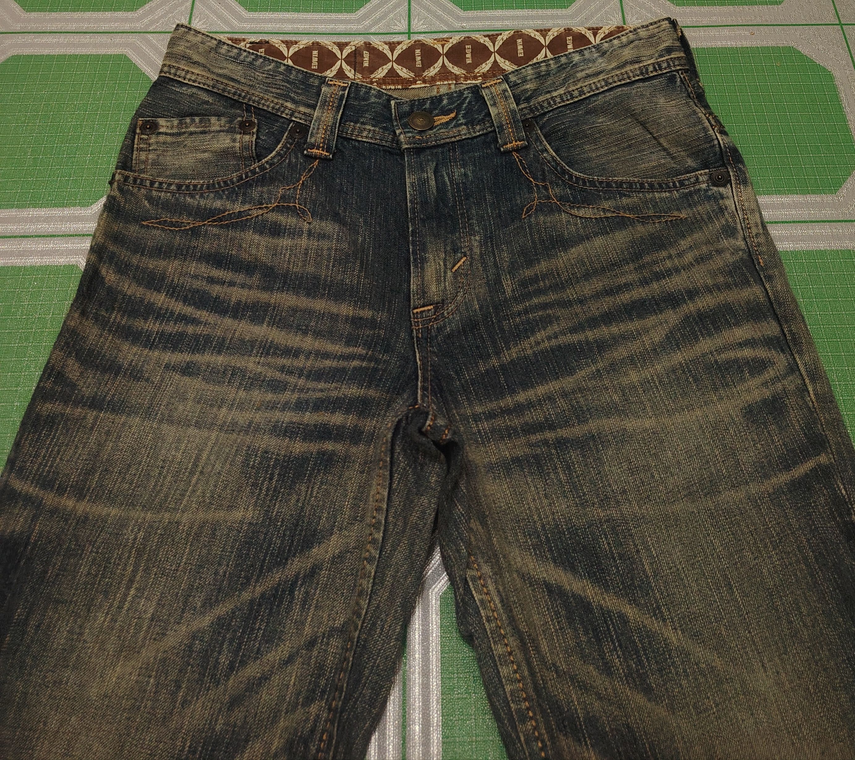 If Six Was Nine Japanese Edwin Flared Jeans Distressed Jeans Size US 31 - 5 Thumbnail