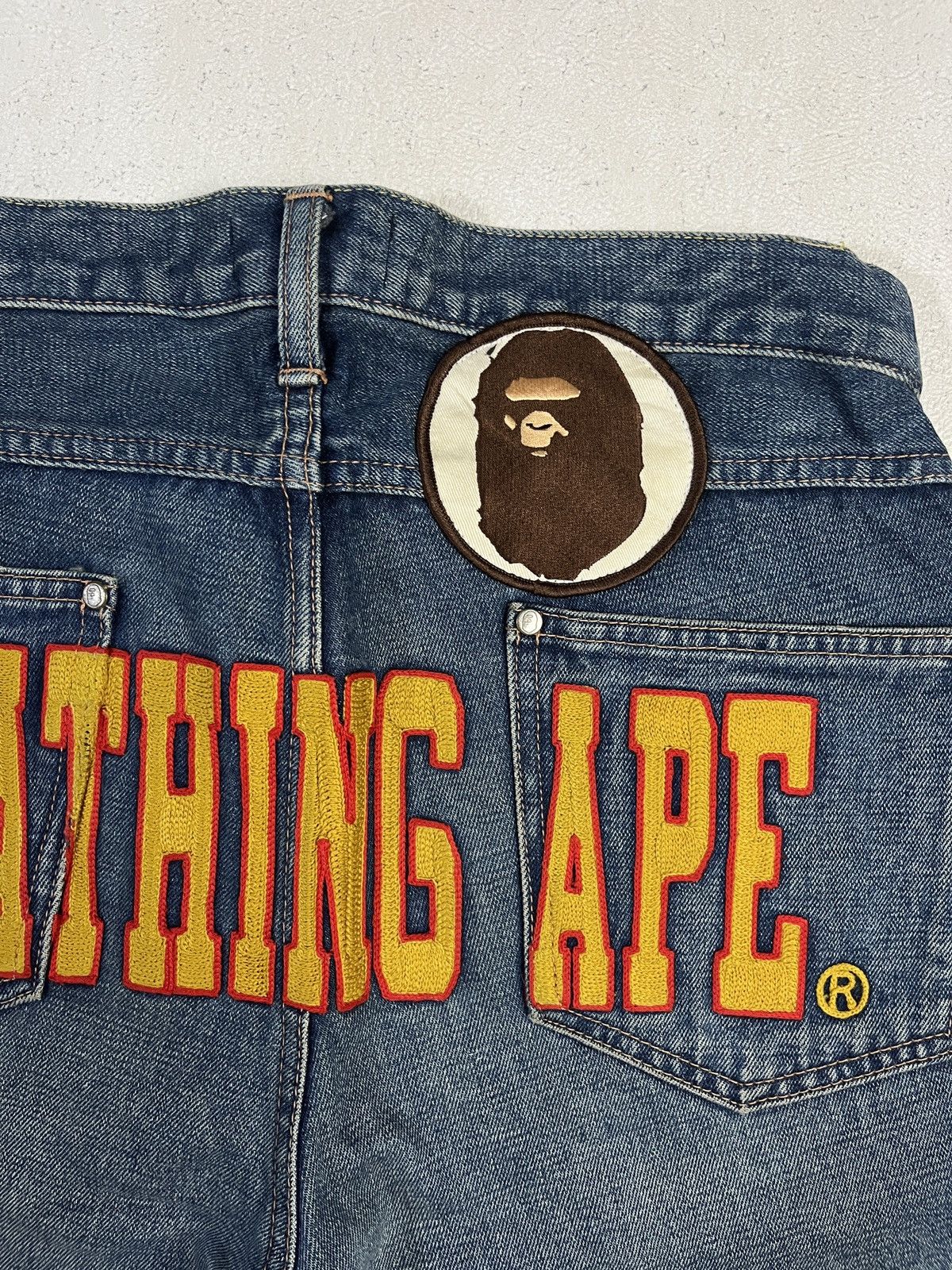 Bape Bape Embroidered Skinny Jeans Size US 30 / EU 46 - 4 Thumbnail