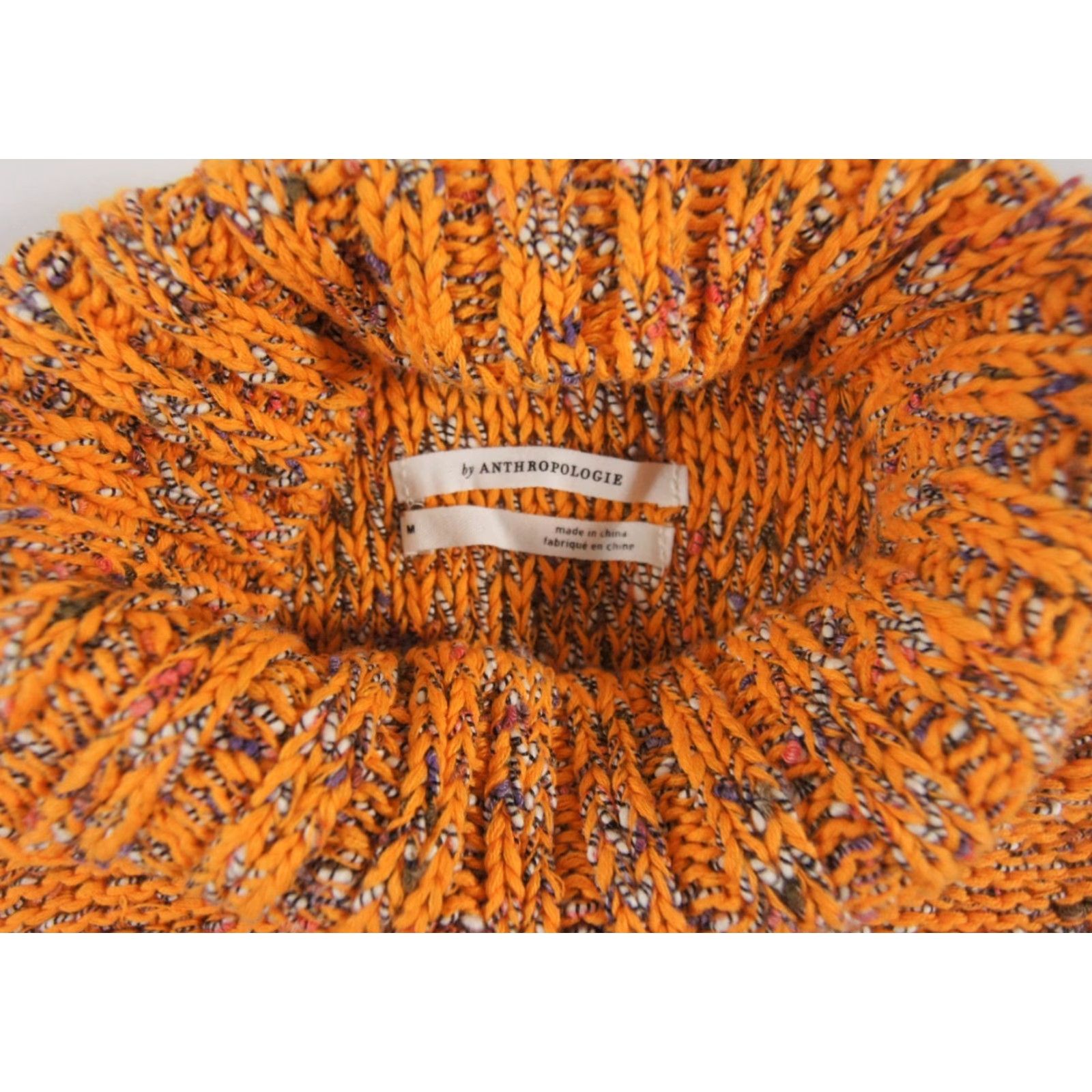 Anthropologie Anthropologie Sweater Women's Medium Orange Knit Sleeveless Tank New Size M / US 6-8 / IT 42-44 - 5 Thumbnail