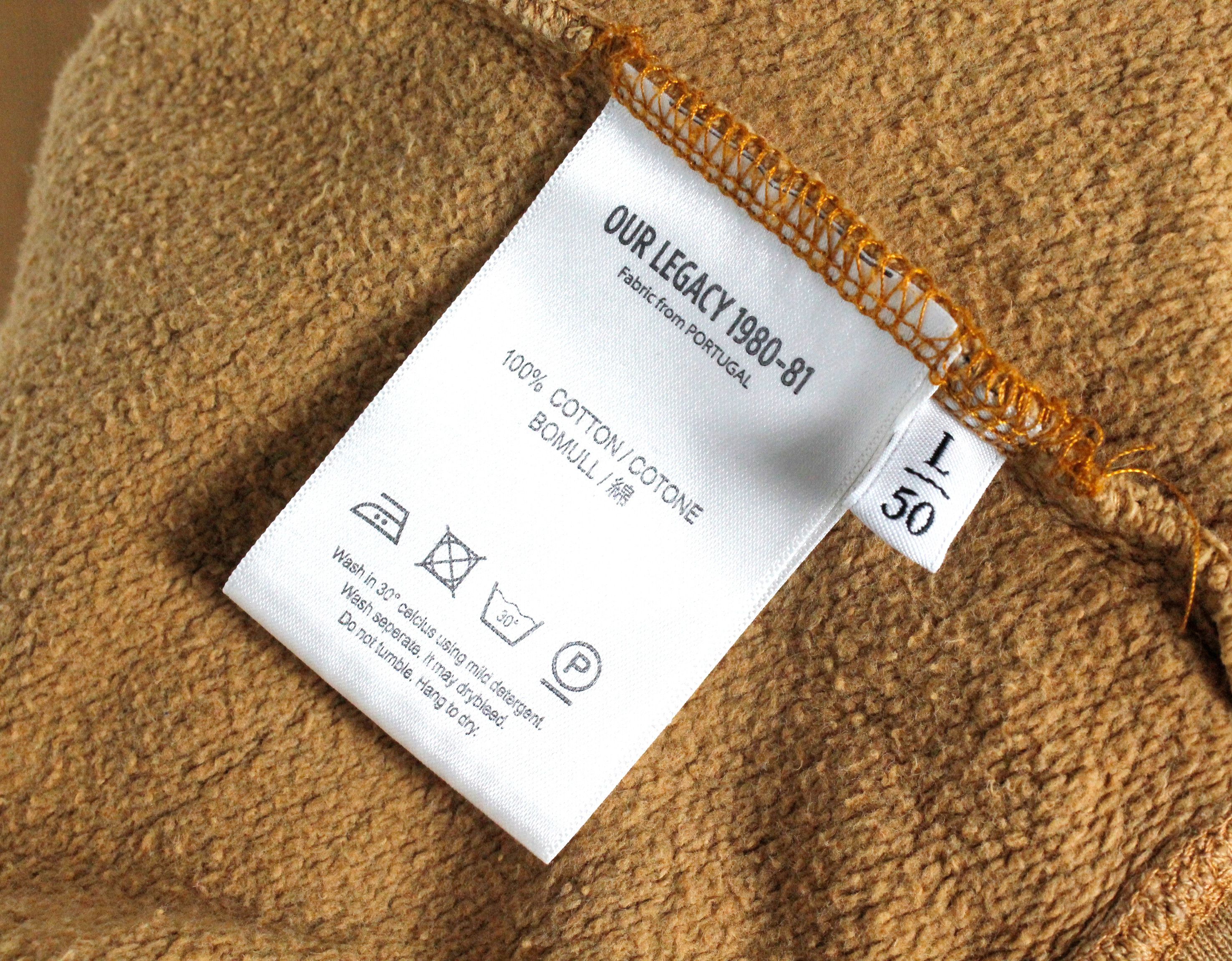 Our Legacy Our Legacy Mustard Beige Crew Sweatshirt L size Size US L / EU 52-54 / 3 - 5 Thumbnail