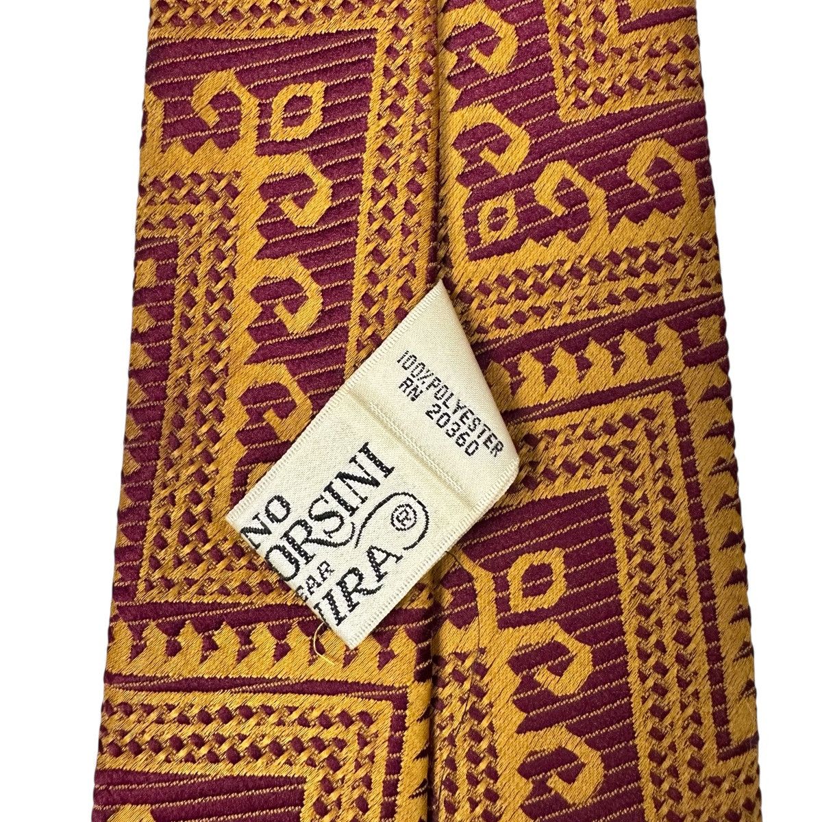 Vintage Vintage 1970s Dino Orsini Funky Mod Disco Geometric Tie Size ONE SIZE - 4 Thumbnail