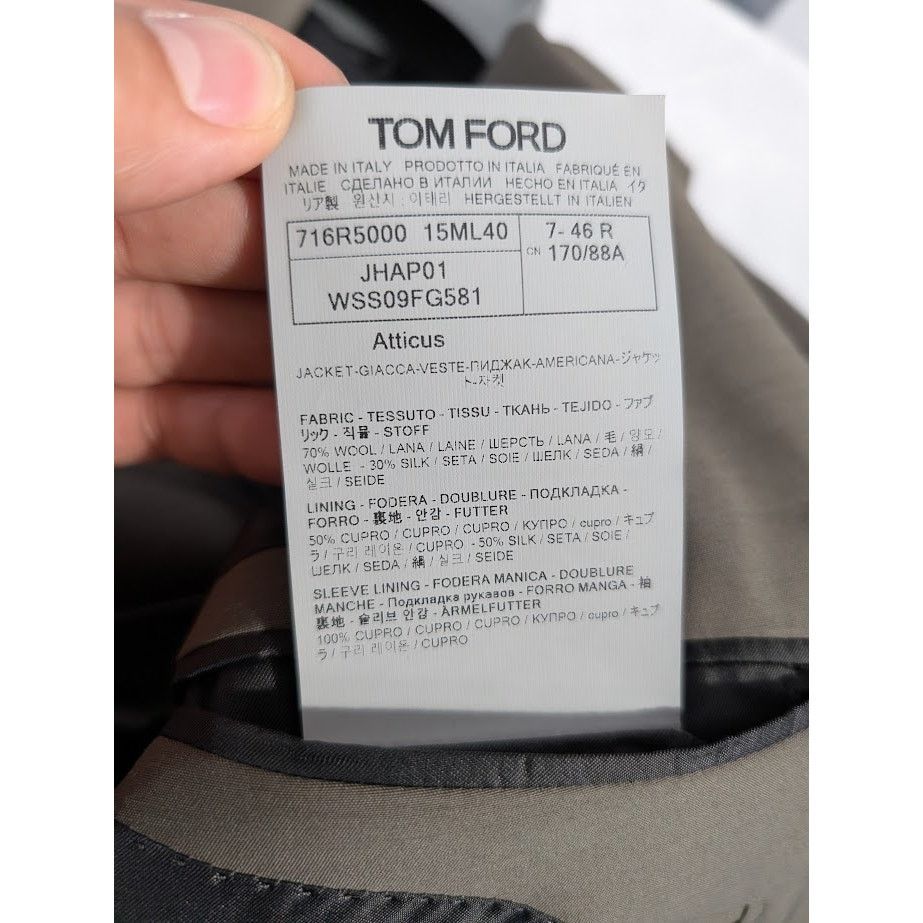 Tom Ford o1rshd1 Blazer Jacket in Dusty Olive Size US S / EU 44-46 / 1 - 17 Thumbnail