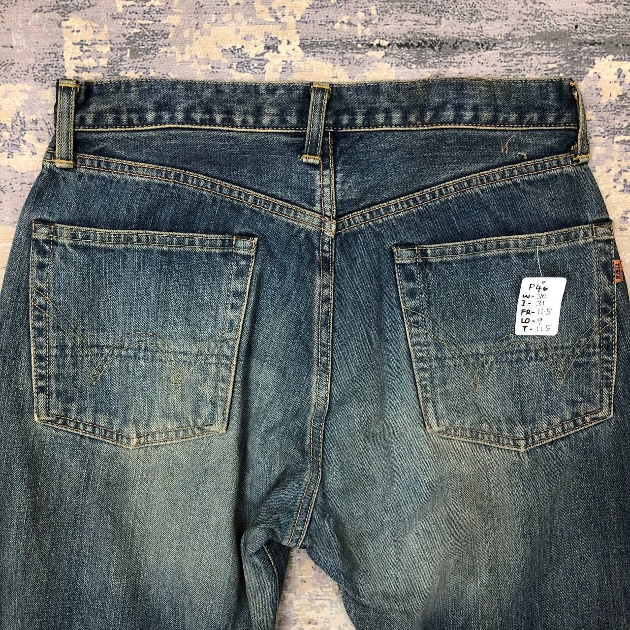 Edwin P46 VTG JAPAN EDWIN SELVEDGE JEANS Size US 30 / EU 46 - 4 Thumbnail