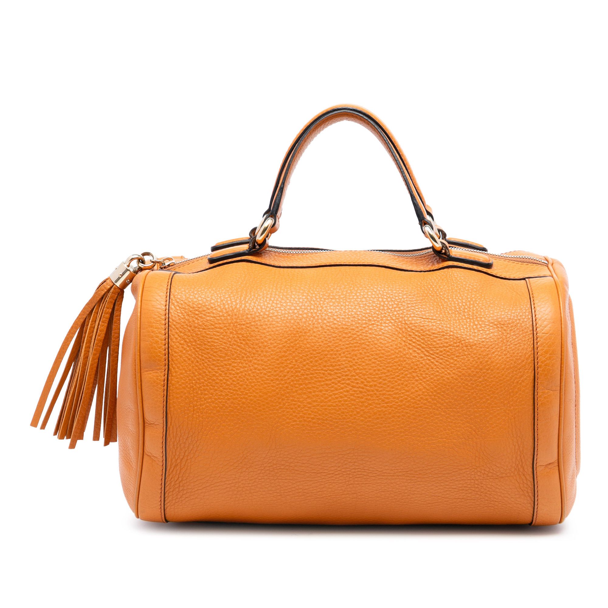 Gucci Gucci Medium Pebbled Calfskin Soho Boston Bag Size ONE SIZE - 1 Thumbnail