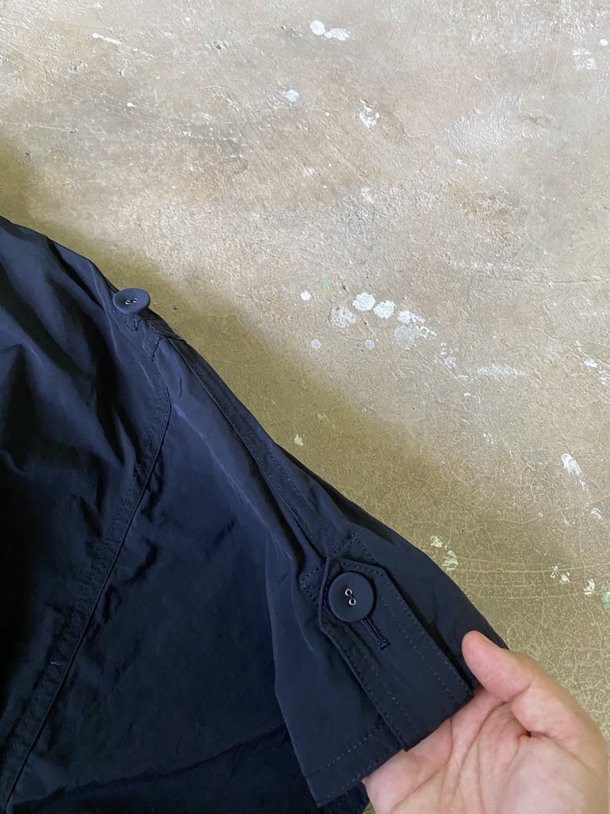 Japanese Brand M-Station Women Archive Tech Poncho Cape Navy Japan Size M / US 6-8 / IT 42-44 - 4 Thumbnail