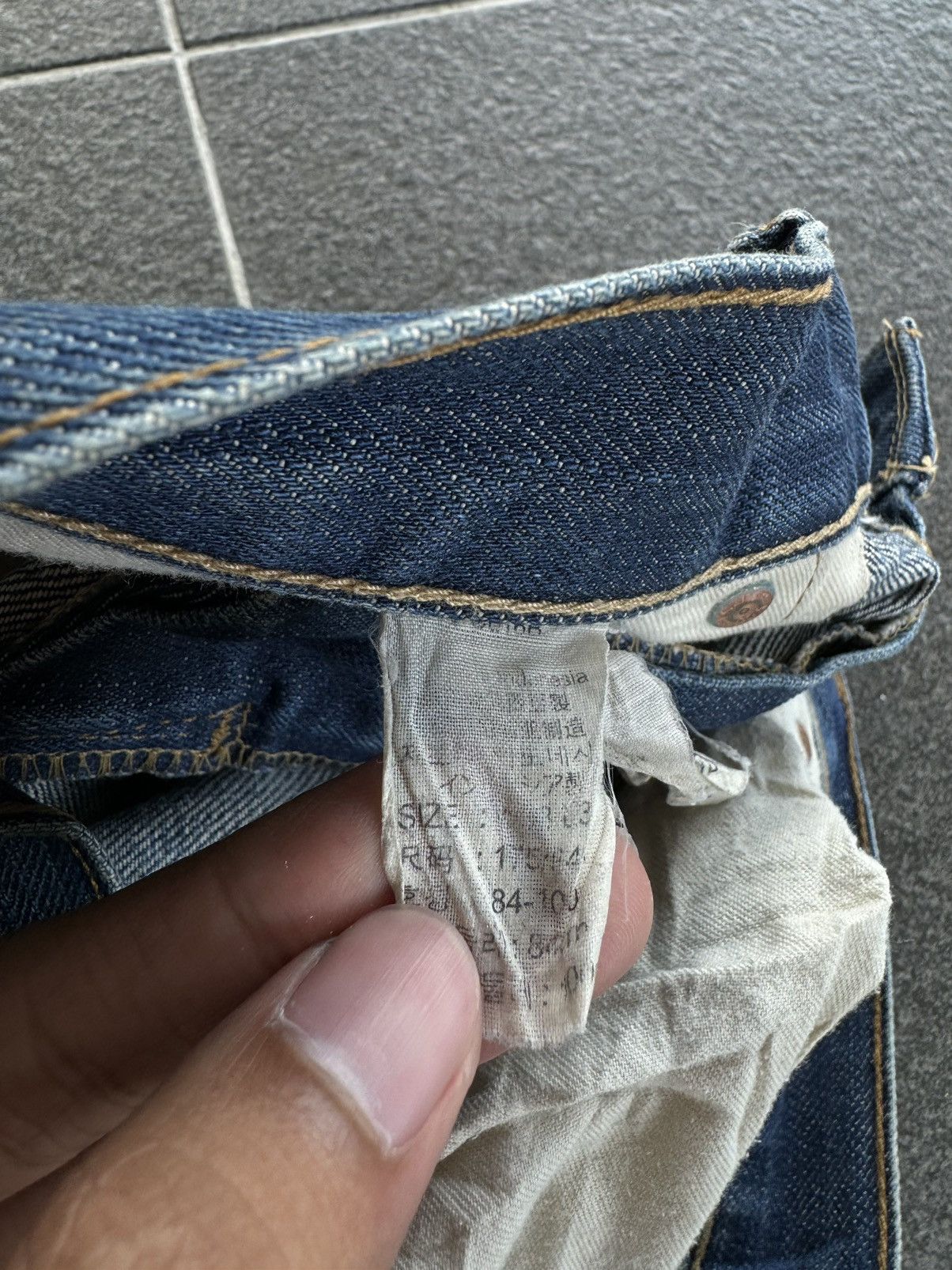If Six Was Nine 💸LASTDROP💸 Vintage Levis 502 Distressed Ripped Denim Jeans Size US 34 / EU 50 - 19 Thumbnail