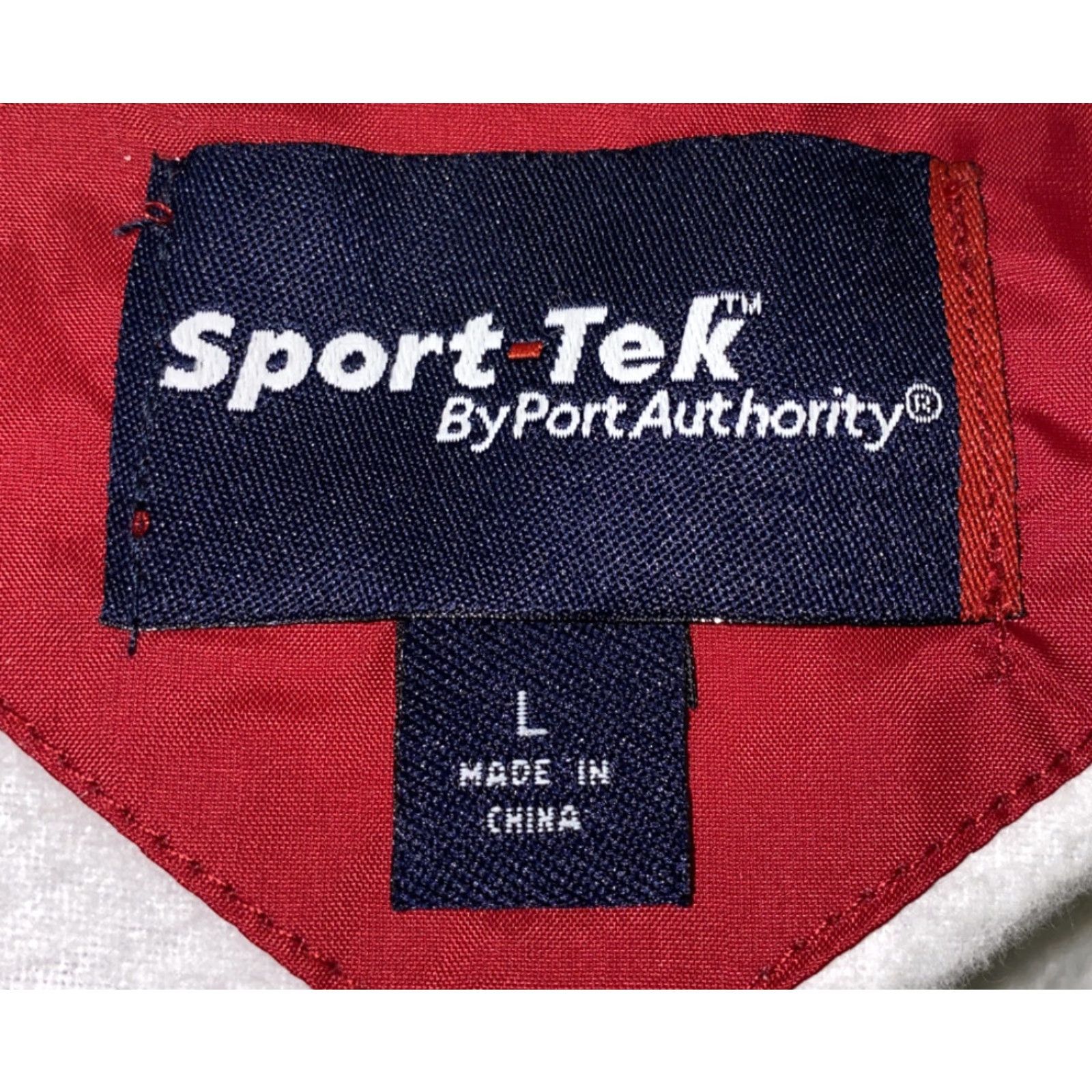 Port Authority Port Authority Red Sport Tek Jacket Mens Size L Snap Button Size US L / EU 52-54 / 3 - 7 Thumbnail