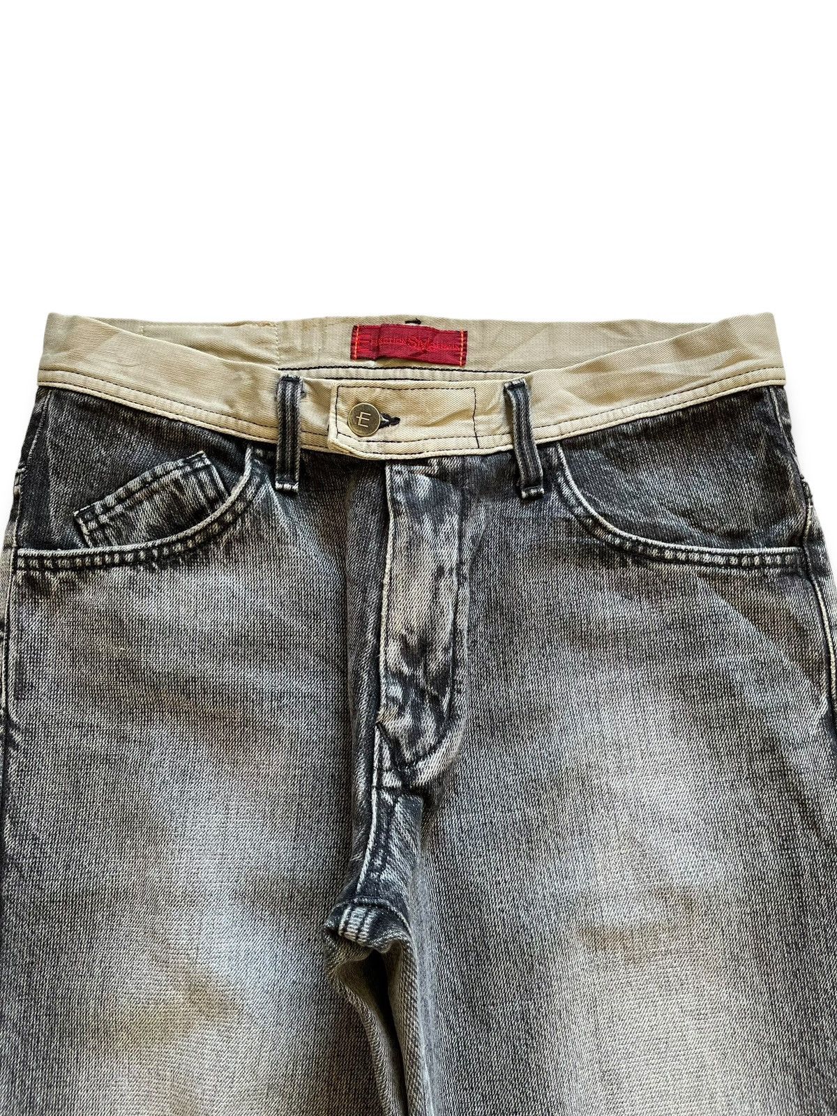 Edwin Vintage Japanese Edwin E Function Distressed Flare Jeans Size US 31 - 4 Thumbnail