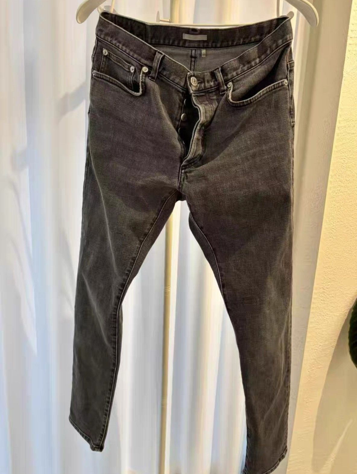 Dior Dior washed grey jeans J38 Size US 31 - 1 Thumbnail
