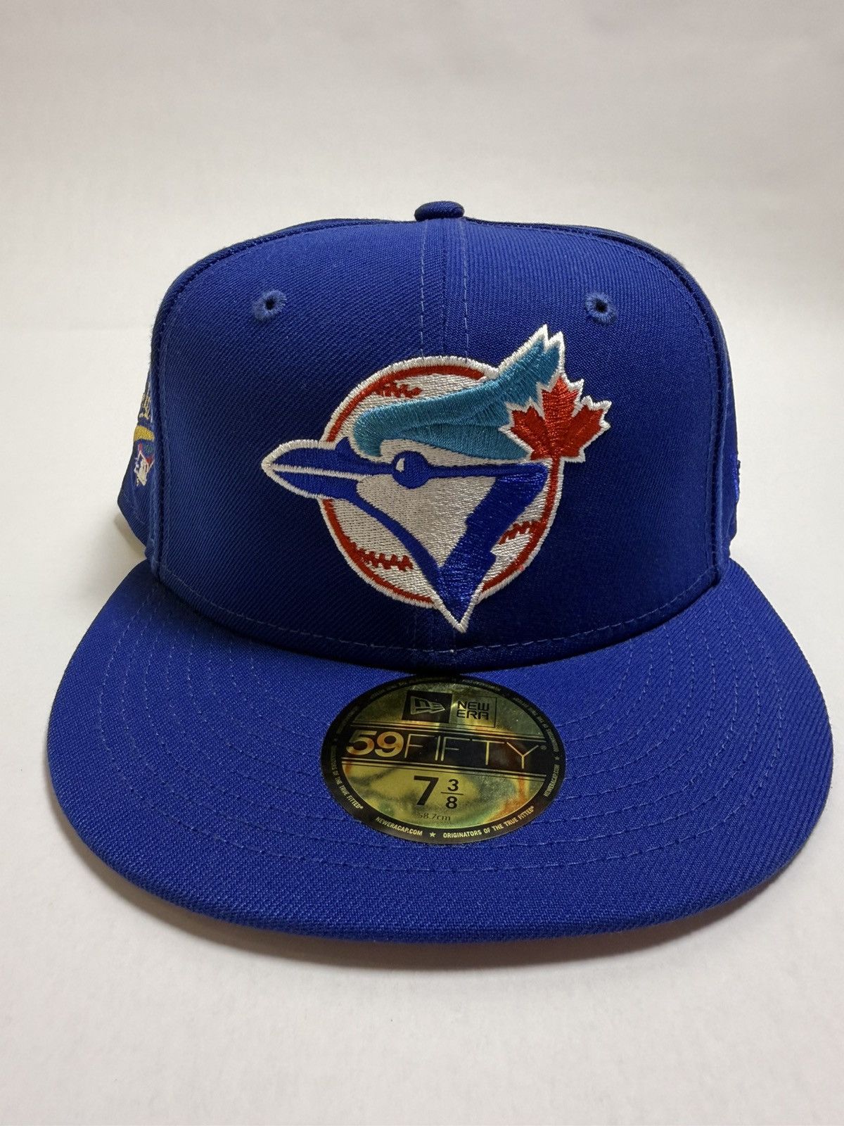 New Era NEW ERA TORONTO BLUE JAY BLUE 93 WS PATCH 59FIFTY FITTED HAT Size ONE SIZE - 10 Thumbnail