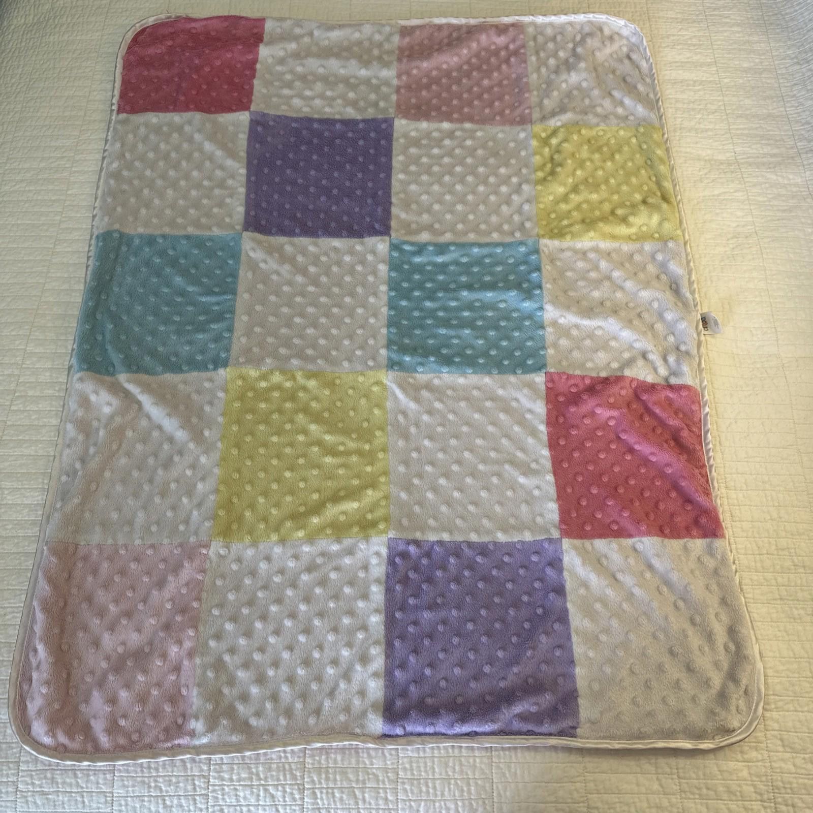 Winners Circle Circo Patchwork Minky Dot Baby Blanket Dobby Pink Sherpa Size ONE SIZE - 1 Thumbnail