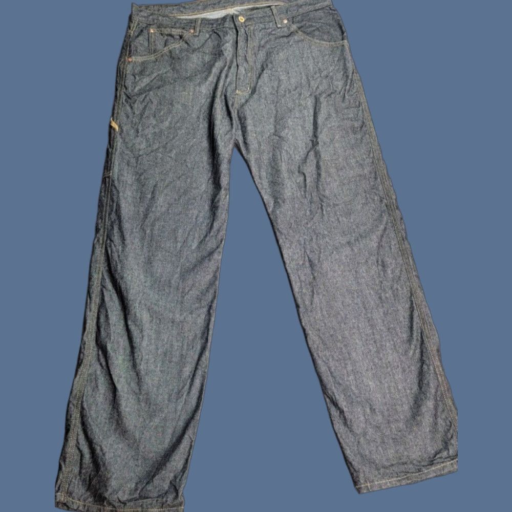 Vintage Polo Jeans Company Ralph Lauren Jeans Mens 36x34 Black 5 Pocket Carpenter C-5 Denim Zip 90s Logo Mens Size US M / EU 48-50 / 2 - 1 Thumbnail