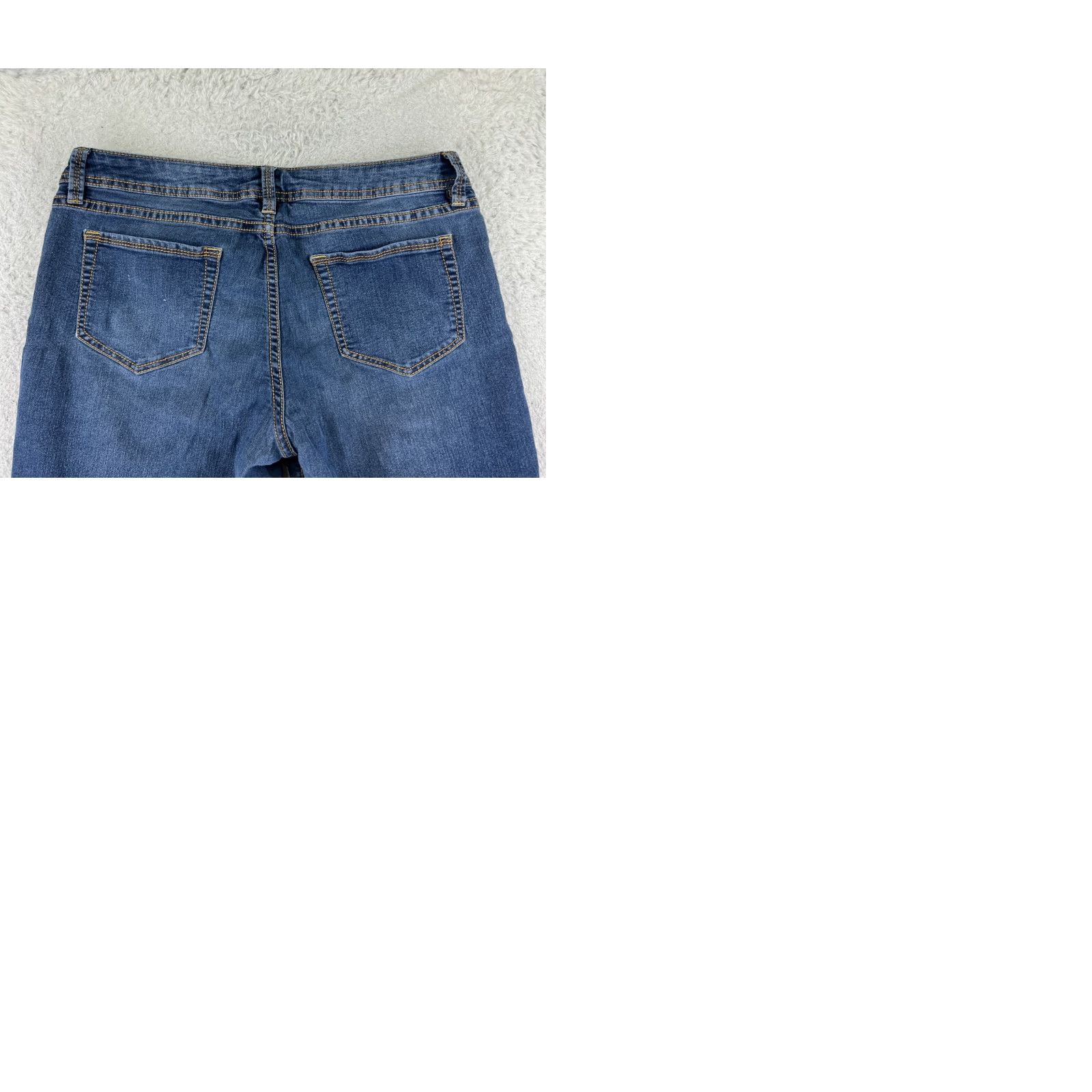 Vintage The Limited Jeans Womens 6 Blue Denim Skinny Low Rise 31x27 5-Pocket Distressed Medium Wash Size 28" / US 6 / IT 42 - 10 Thumbnail