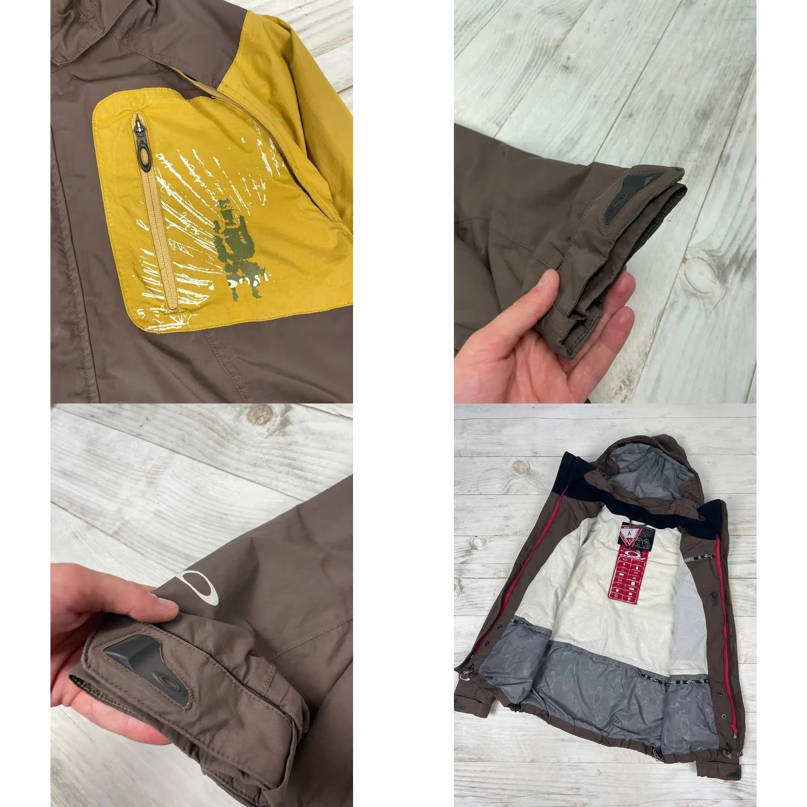 Oakley VINTAGE Oakley Jacket Ski 90s Nylon Logo Men Size S Brown Size US S / EU 44-46 / 1 - 8 Thumbnail