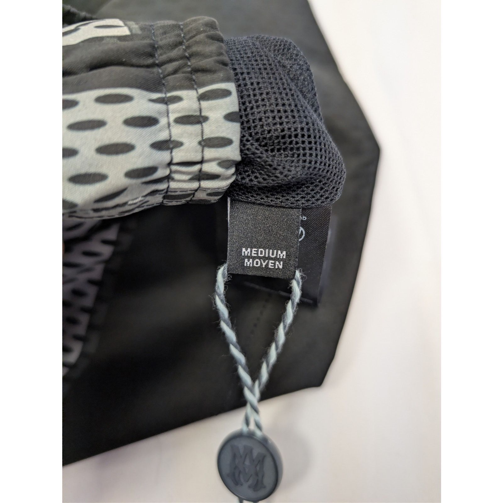 Amiri o1rshd1 Q:2 / Spliced Swim Trunk Shorts in Black Size US 32 / EU 48 - 21 Thumbnail