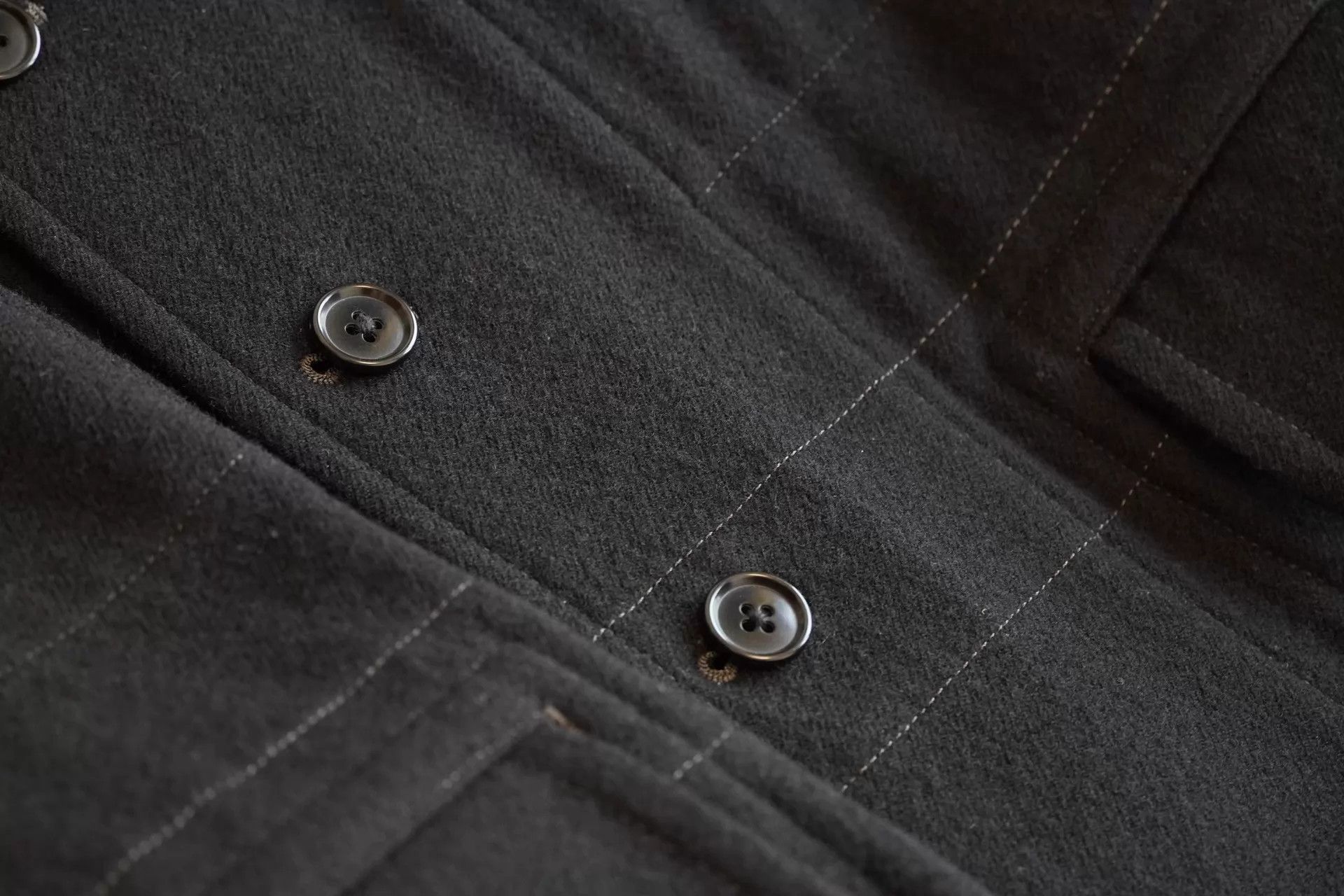 Yohji Yamamoto Yohji Yamamoto Y's for Men Topstitch Wool Jacket J23 Size US M / EU 48-50 / 2 - 6 Thumbnail