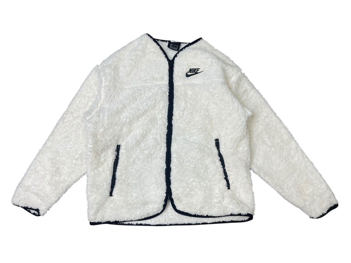Nike Vintage Nike Fur Jacket Streetwear Size US S / EU 44-46 / 1 - 1 Thumbnail