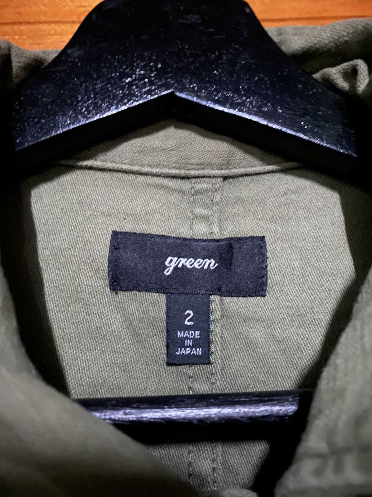 Green Japan Military-Style Field Coat by green – Japanese