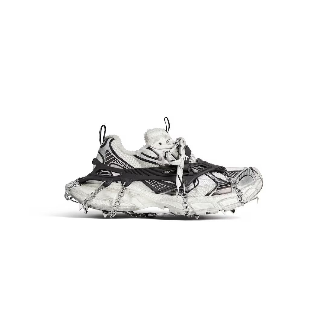 Balenciaga o1mt1gz0125 3XL Ski Sneakers in White/Black Size US 10 / EU 43 - 1 Thumbnail