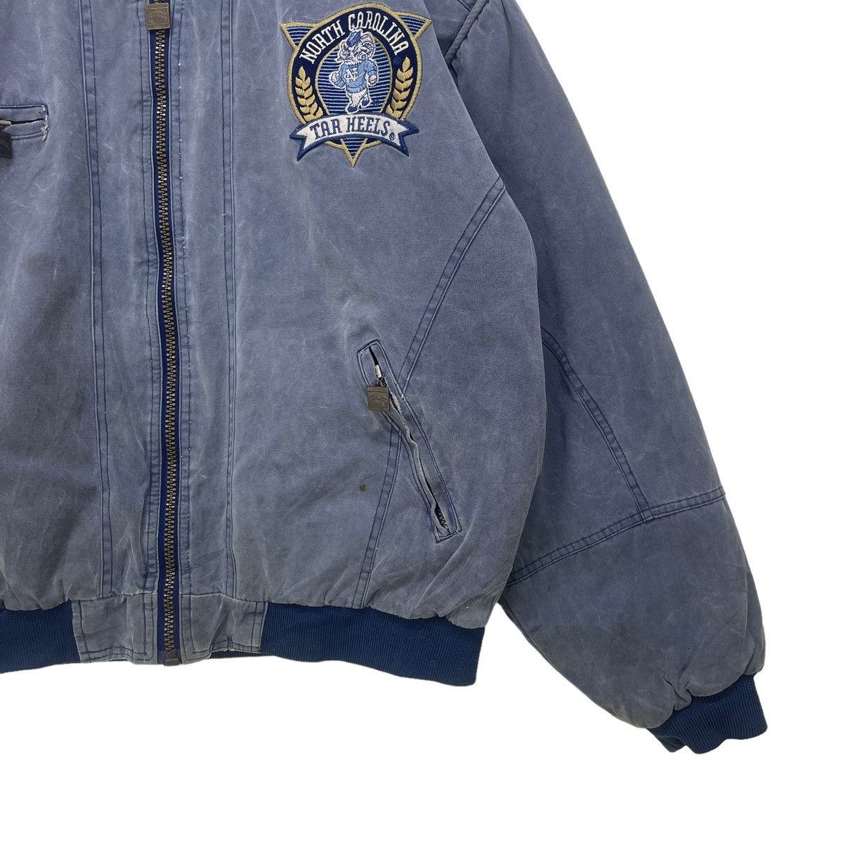 Nutmeg Vtg Nutmeg Mills University North Caronila Bomber Jacket Size US L / EU 52-54 / 3 - 9 Thumbnail