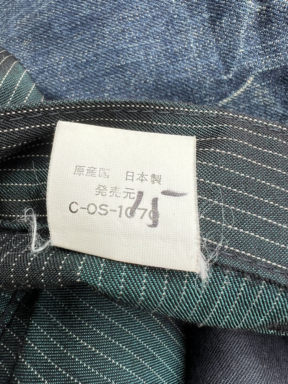 Vintage Paul Smith Jeans Shiny Dark Green Striped Pant Size US 28 / EU 44 - 22 Thumbnail