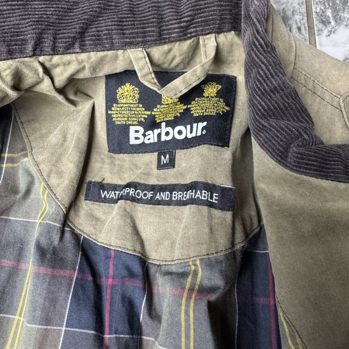 Barbour × Vintage Barbour Waterproof Feather weight Flyer Jacket M Size US M / EU 48-50 / 2 - 5 Thumbnail