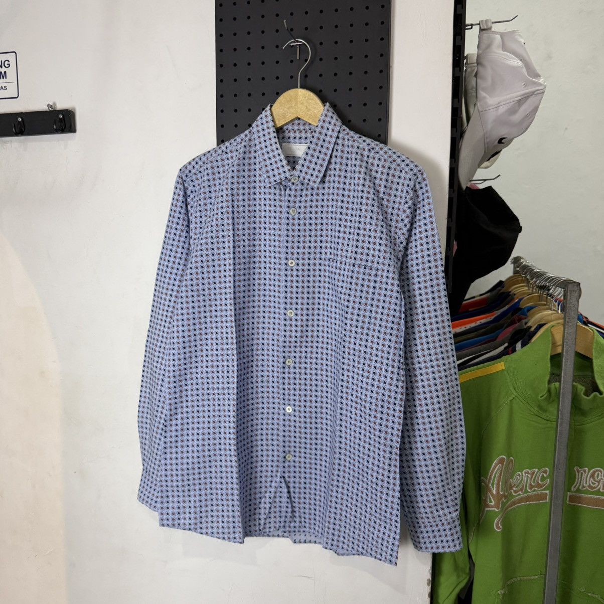 Prada PRADA men's longsleeve dress shirt 40 (15 ) Size US L / EU 52-54 / 3 - 2 Thumbnail