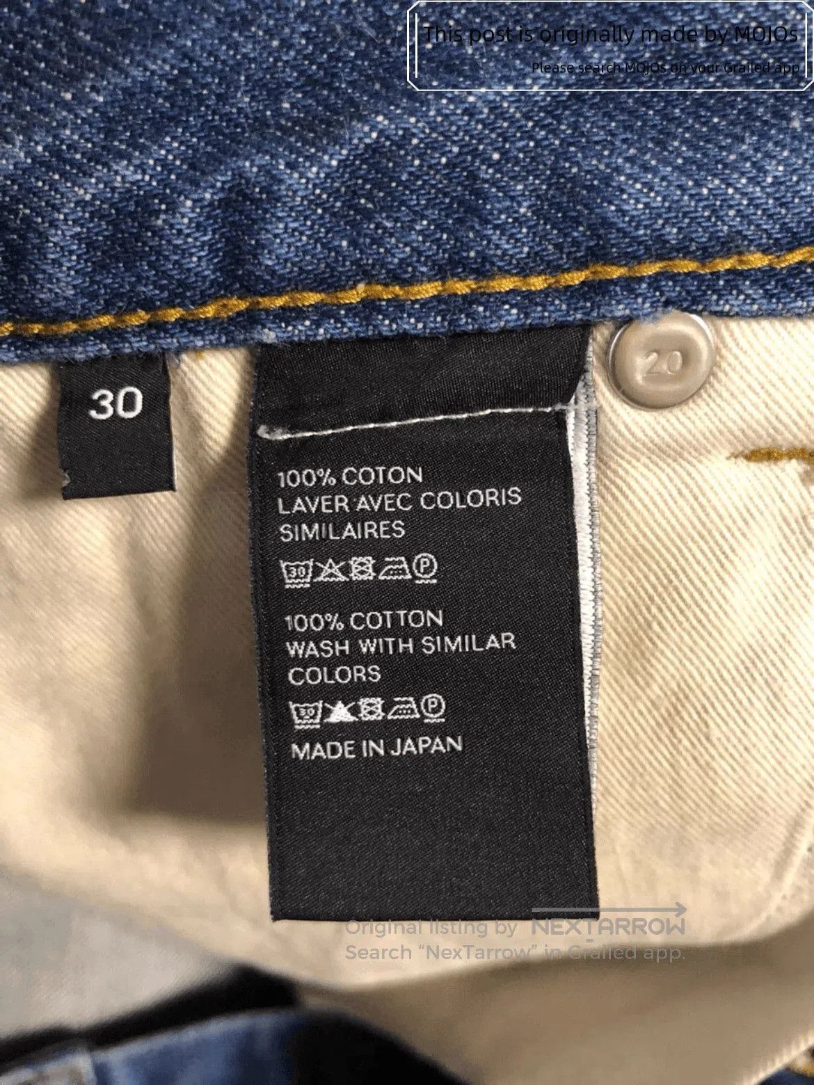 Celine Sz 30 Celine 21SS Monterey Wash Denim. Size US 30 / EU 46 - 5 Thumbnail