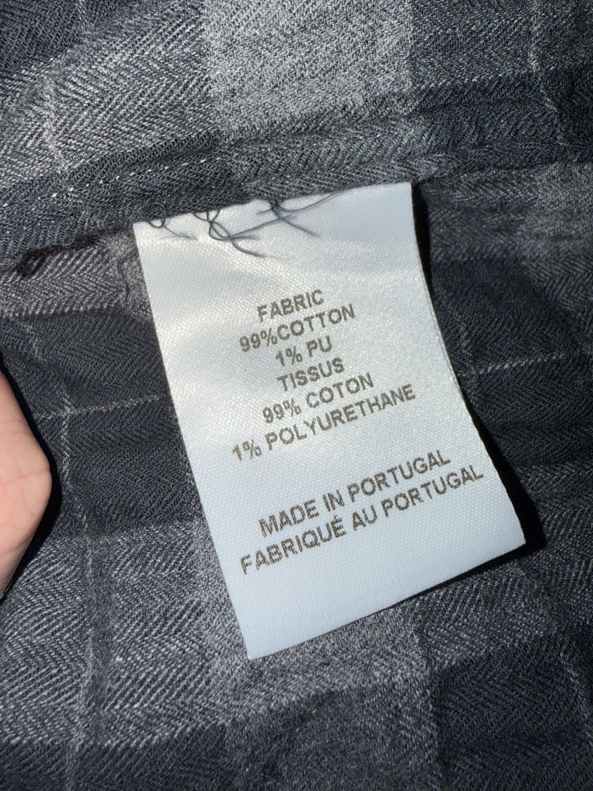 Officine Generale Officine Générale Plaid Flannel Shirt — Grey/Black | Size M Size US M / EU 48-50 / 2 - 8 Thumbnail
