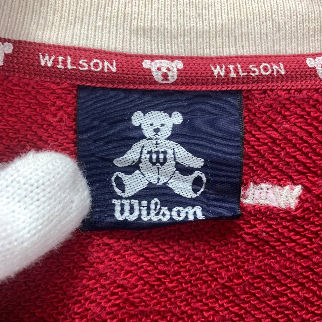Wilson WILSON BEAR LADIES Crew Neck Sweatshirt #2486/J Size M / US 6-8 / IT 42-44 - 9 Thumbnail
